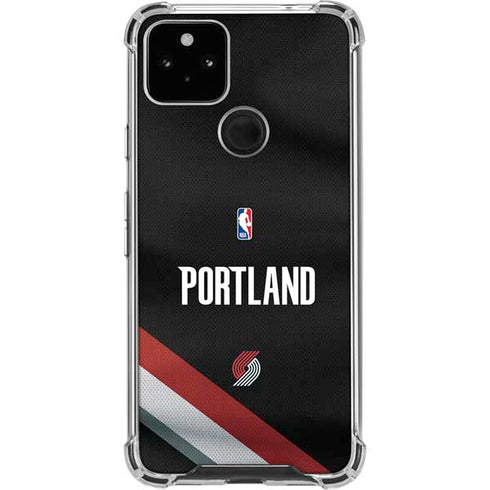 NBA Portland Trail Blazers Jersey Google Pixel 4a 5G Clear Case